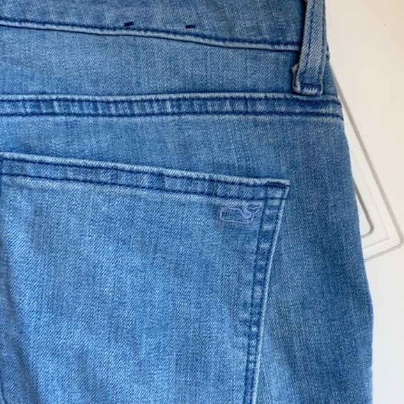 Vineyard Vines Furling Wash Raw Hem Skinny Denim Jeans Size 4 - Picture 6 of 8